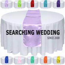 Приятные глазу атласная Настольная дорожка для Скатерти украшения