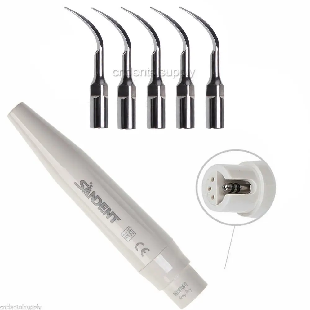 

Наконечник Стоматологическая, съемная стоматологический ультразвуковой пьезоэлектрический скейлер подходит для DTE SATELEC + PD1 * 5 наконечников