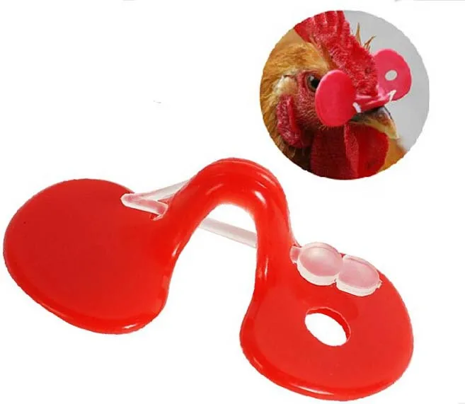 

Creative Chicken Eyes Glasses Livestock Avoid Hen Peck Each Other Farm Supplies 100pcs/lot