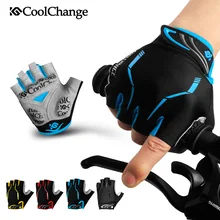 CoolChange Cycling Gloves Half Finger Mens Women’s Summer Sports Shockproof Bike Gloves GEL MTB Bicycle Gloves Guantes Ciclismo