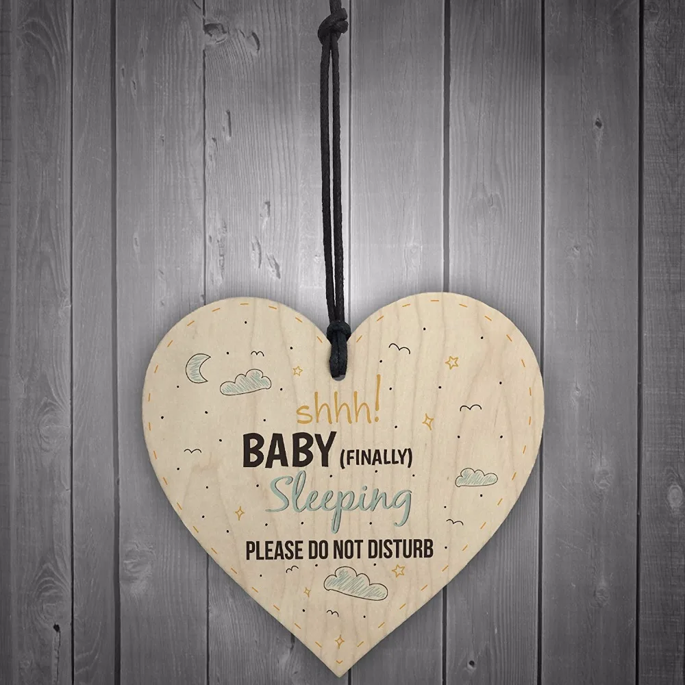 4-Meijiafei-Baby-Sleeping-Hanging-Heart-Baby-Son-Daughter-Bedroom-Plaque-Do-Not-Disturb-Door-Sign-New