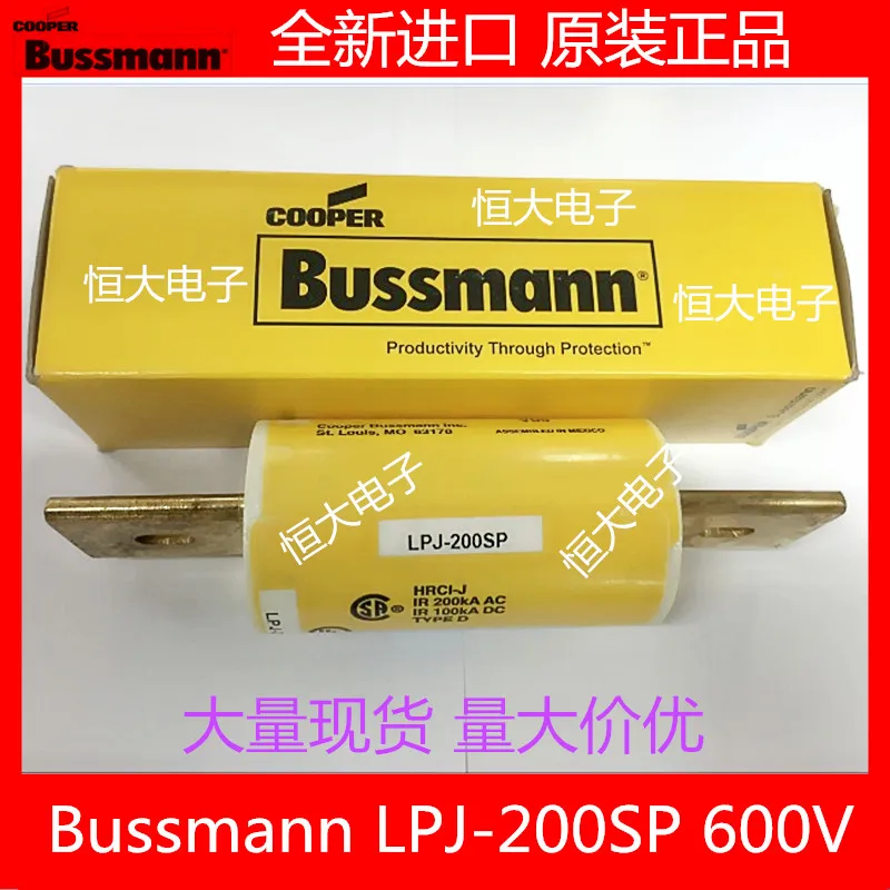 BUSSMANN LPJ-200SP delay fuse ceramic 200A 600V original import | Обустройство дома