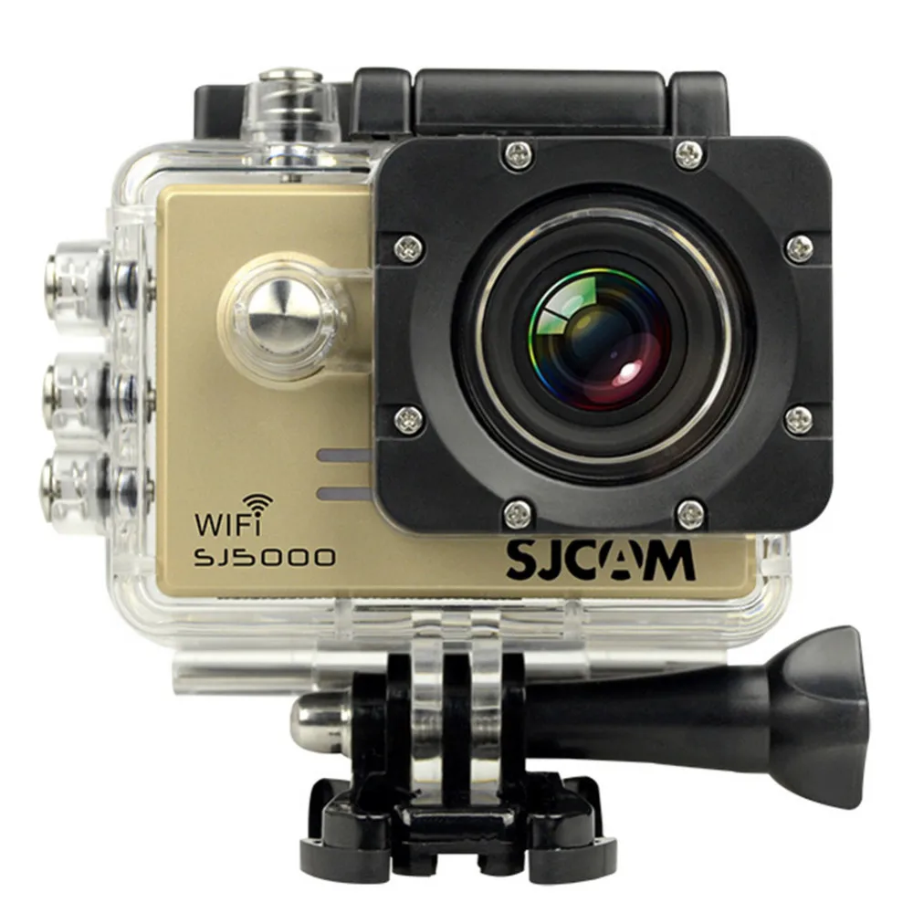 Оригинальная Экшн-камера SJCAM SJ5000 wifi 2 K HD камера novatek 96655 1080 P Full HD go Водонепроницаемая pro Стильная Спортивная камера DV - Цвет: Золотой