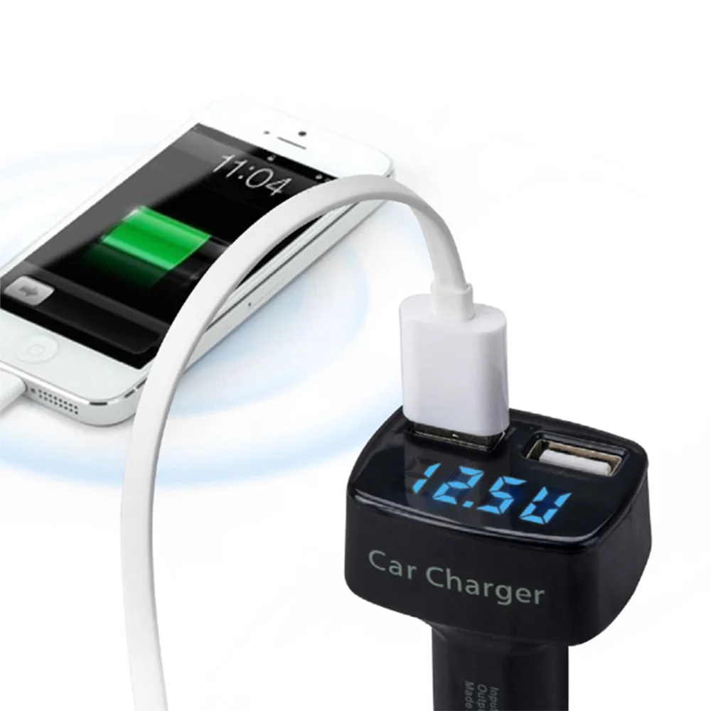 Устройство для автомобиля с двумя портами USB Зарядное устройство 5 V 3 1 A быстрой