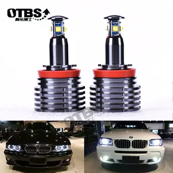 

OTBS 2Pcs LED Angel Eye 40W H8 E92 For BMW E92 E91 E60 E61 E70 X5 E71 X6 E82 E87 Marker Light