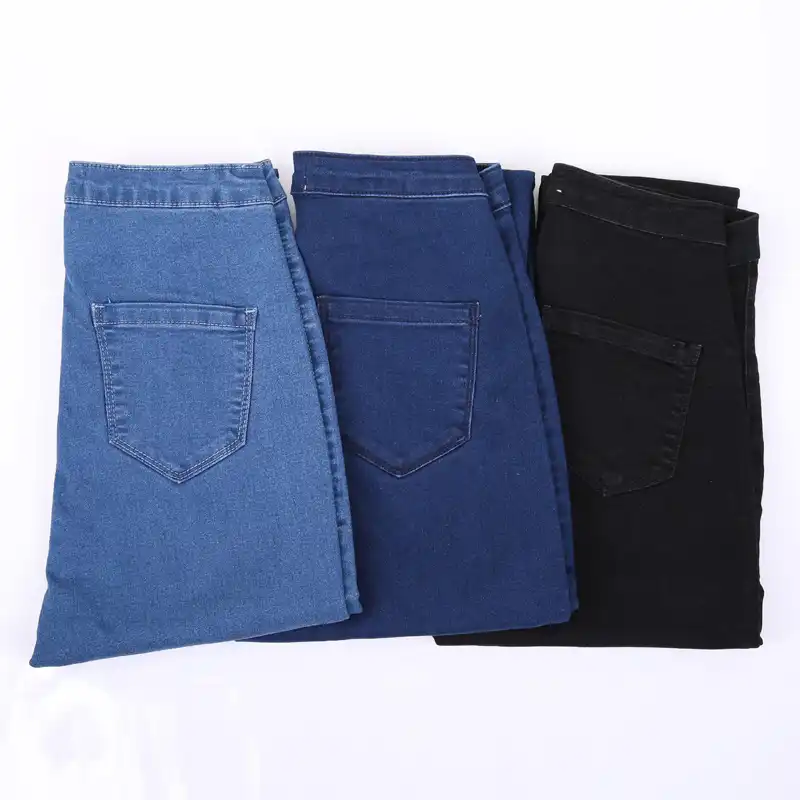 lei elastic waist jeans