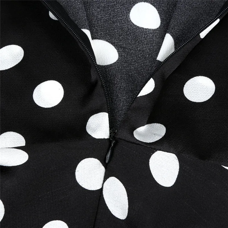 Fashion womens tops and blouses summer 2018 Casual Sleeveless O-Neck Dot Print Ruffles Chiffon Blouse Tops camicette Y18#N  (1)