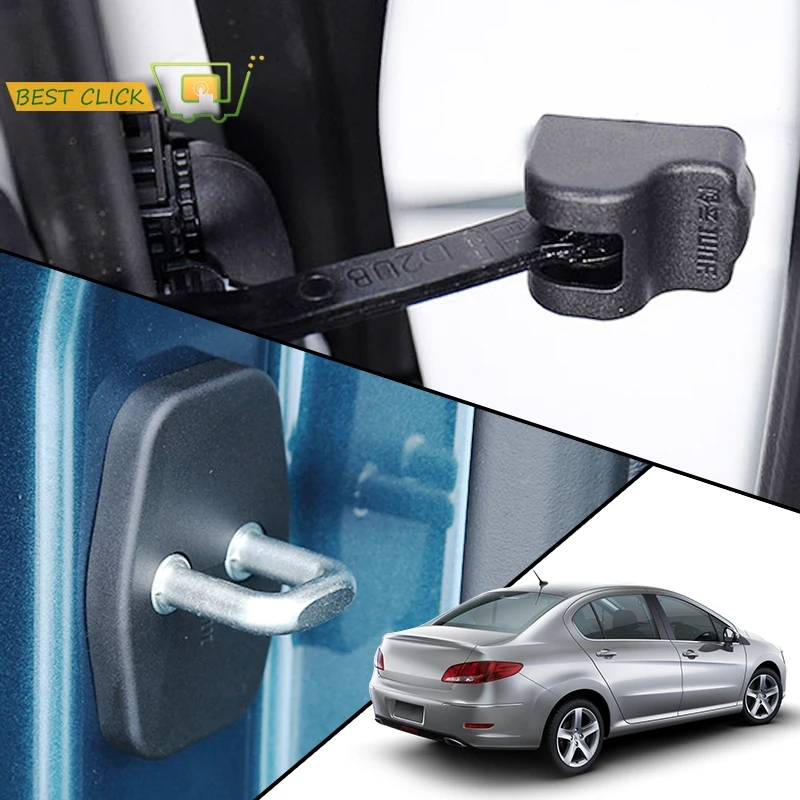 

Misima Door Lock Cover Limiting Stopper Hinge Protection Case Protector Kit For Peugeot 301 2012-2016 308 2008-on 408 2010-on