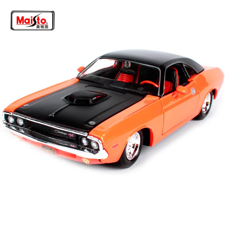 Maisto 1:24 1970 DODGE халлехер R/T классический современный спортивный автомобиль литая