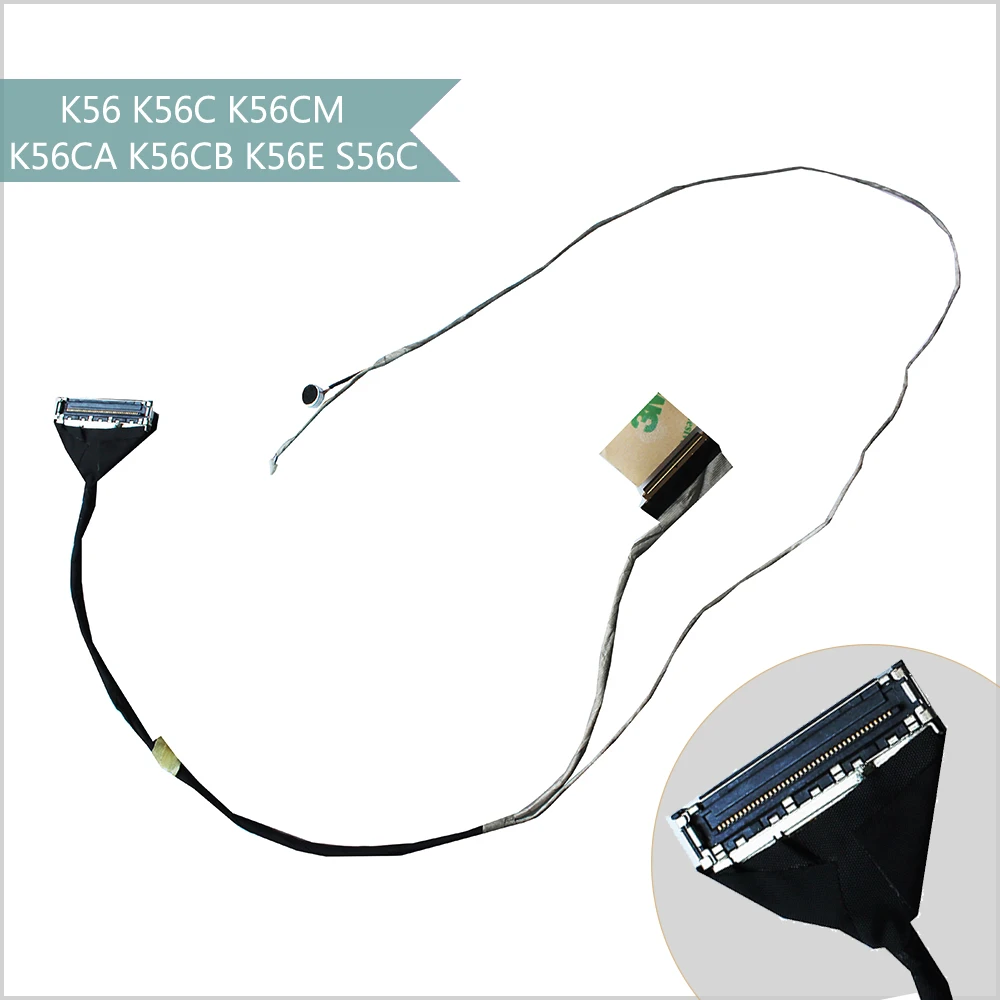 

YTAI LCD LVDS cable for ASUS K56 K56C K56CM K56CA K56CB K56E S56C laptop screen video cable 14005-00600000 free shipping