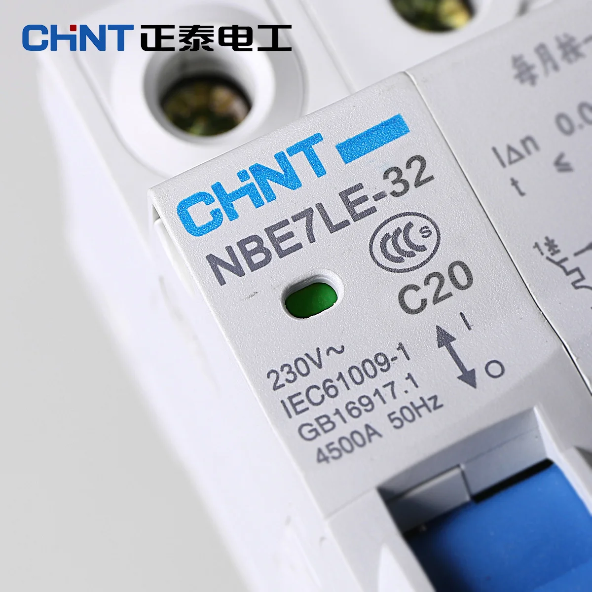 CHINT выключатель утечки автоматический выключатель NBE7LE 1P+ N 20A утечки Автоматический Выключатель Электрический шок протектор