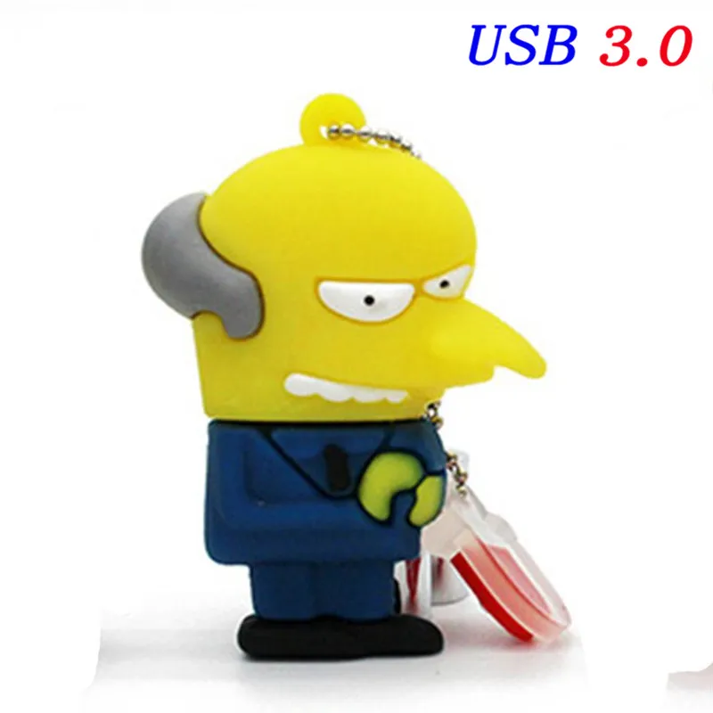 SHANDIAN USB 3,0 Барт Симпсон мышь волк 4 ГБ 8 ГБ 32 ГБ карта памяти U диск Флешка Homer ручка привода USB флеш-накопитель - Цвет: T10