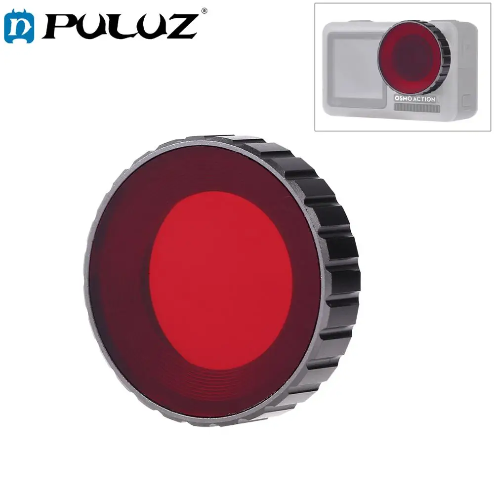 

PULUZ Diving Color Lens Filter for DJI Osmo Action Housing Case Accessories