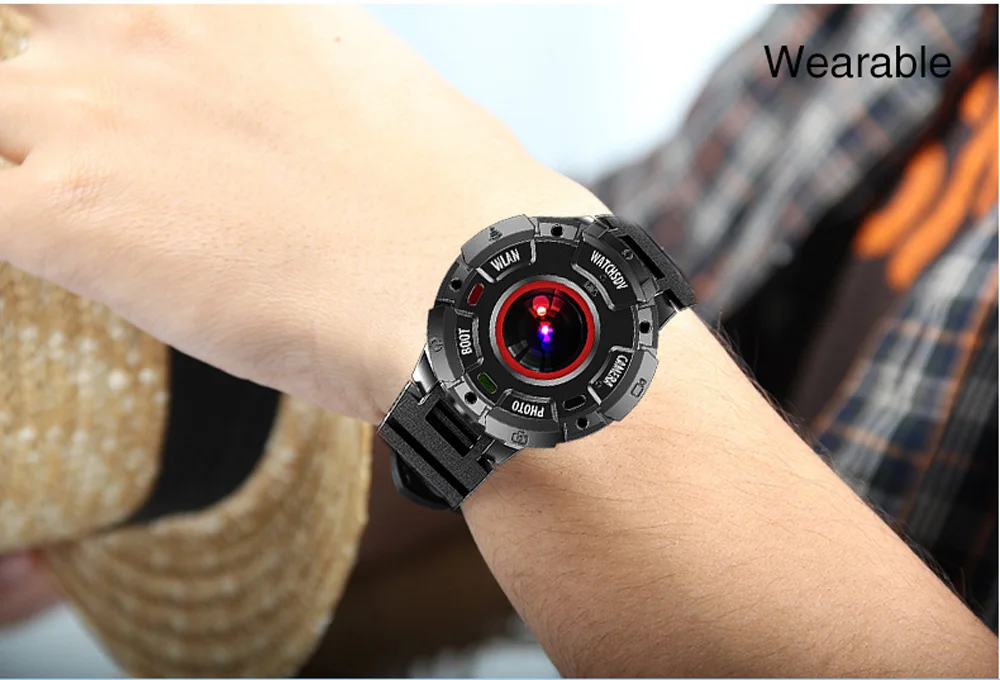 Volemer G600 Watch Camera Waterproof Drop resistant Swim Diving Sports DV WiFi App 1080P DVR Video Recorder Bracelet Camcorder (15)