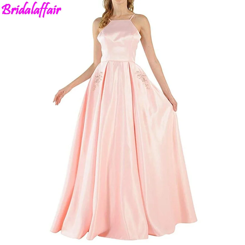 

2018 Women Sex Pink Prom Dress Evening Dresses Long Formal Dresses Evening Gown robes de soiree abiti da sera Occasion Dresses