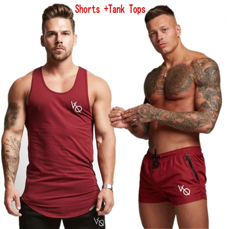 brand Two Piece Set Men Short Sleeve T Shirt Cropped Top+Shorts Men's Tracksuits 2018 New Causal Sportswear Tops Short Trousers brand Two Piece Set Men Short Sleeve T Shirt Cropped Top+Shorts Men's Tracksuits 2018 New Causal Sportswear Tops Short Trousers