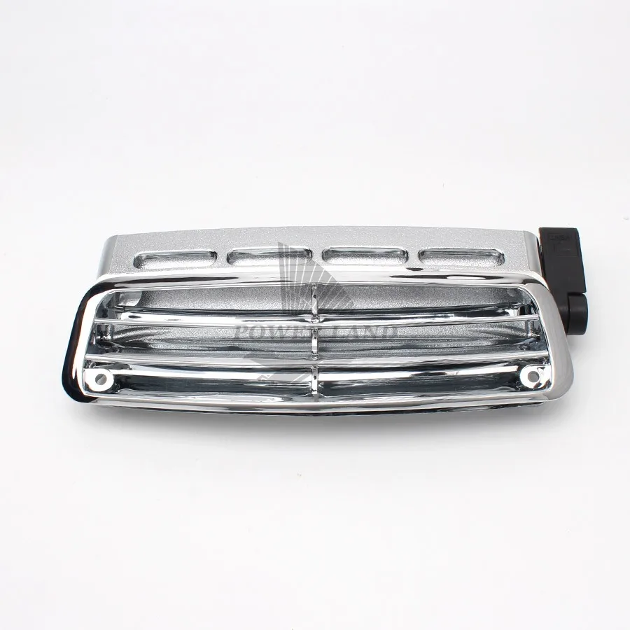 New Chrome ABS Motorcycle Windshield Air Vent Assembly For Honda