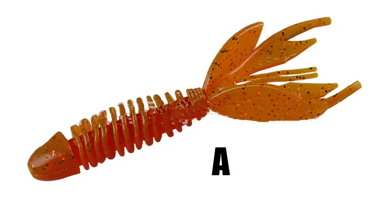 10 см, 7,8 г, мягкая пластиковая приманка для ловли рыбы, силиконовая искусственная приманка для бас-форель, щука, рыболовная приманка - Цвет: A