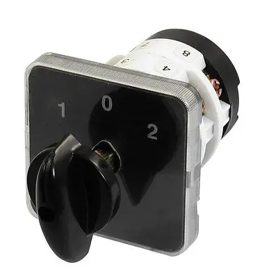 

Self Lock 8 Terminals On-Off Combination Changeover Switch AC 440V 20A