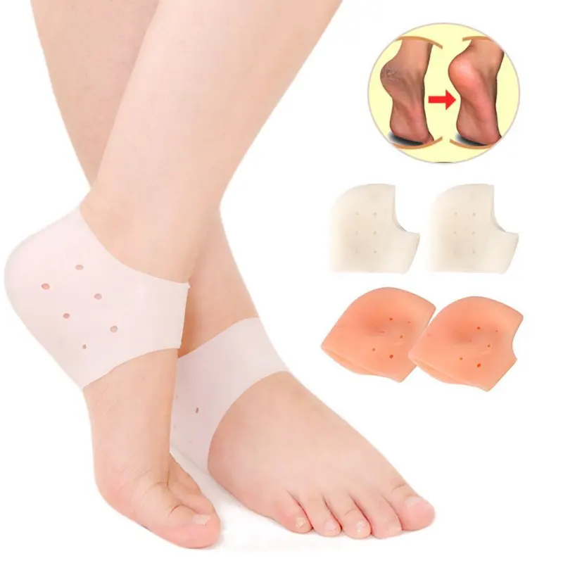 

1 Pair Silicone Foot Patch Tool Moisturizing Gel Heel Socks Cracked Skin Care Protector Massager Foot Care Protect