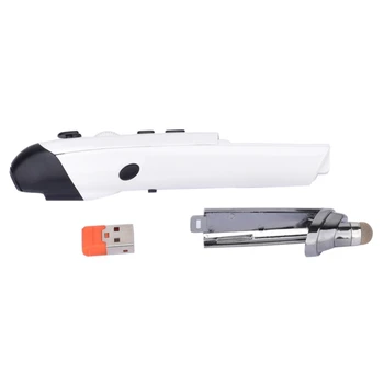 

Multifunction PPT Laser Pen Mouse USB 2.4G Wireless Computer Optical Mice1600 DPI Pencil Ergonomic Mause for PC Laptop Desktop
