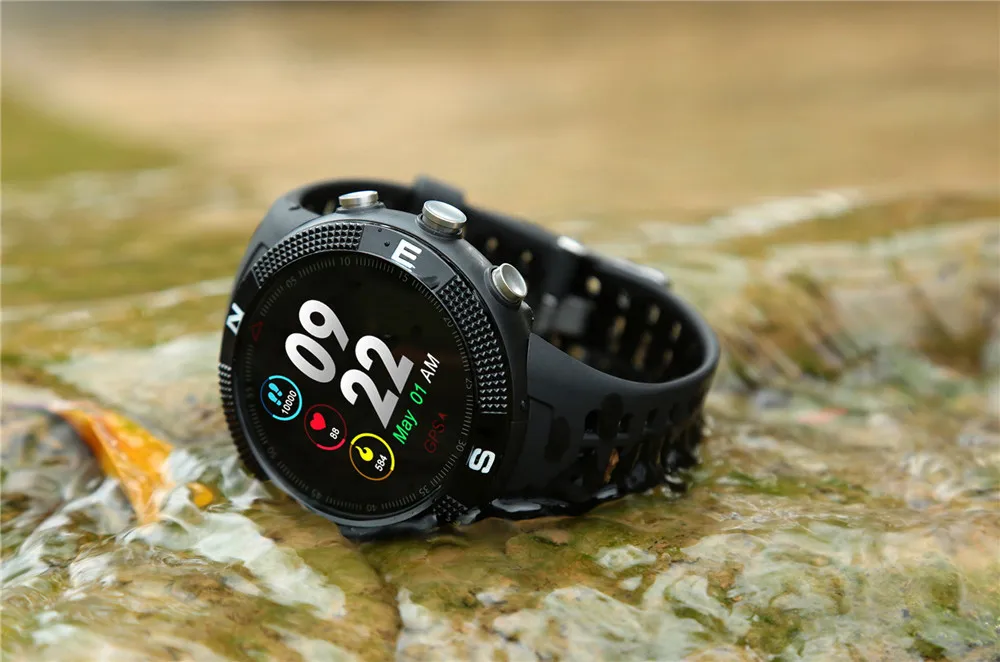 F18 Смарт-часы спортивные BT4.2 IP68 Водонепроницаемый напоминание о звонке шагомер, отслеживание сна gps Смарт-часы для Android IOS