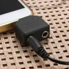 Gift Black Color 3.5mm 1 Male to 2 Female Double Earphone Headphone Y Splitter Cable Cord Adapter Plug for MP3 Phone ► Photo 3/3