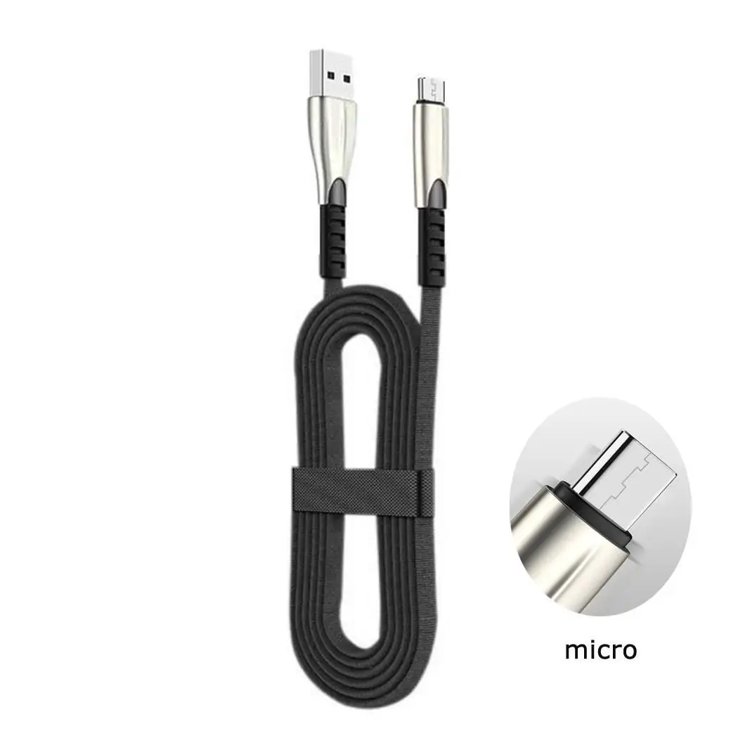 Быстрый зарядный плетеный кабель Micro usb type C совместимый с Android|Кабели передачи