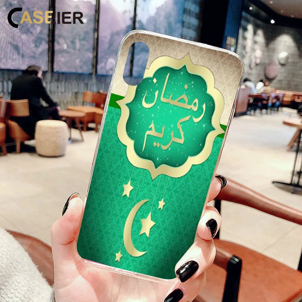 

CASEIER Muslim Islamic Ramadan God Allah Case For iPhone X XS MAX XR 7 8 6 6S Plus Soft TPU Case For iPhone 5 5s SE 5C 4 Capinha