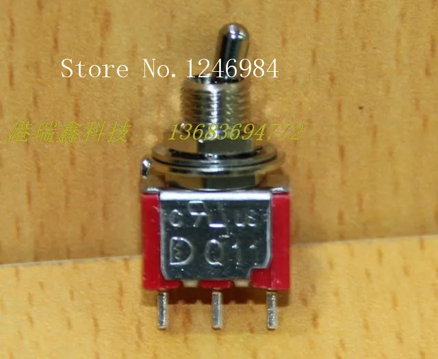 

[SA]Brachypodium T8013 single tripod two tranches M6.35 toggle switch toggle switch Q11 Taiwan Deli Wei 1MS1--100pcs/lot