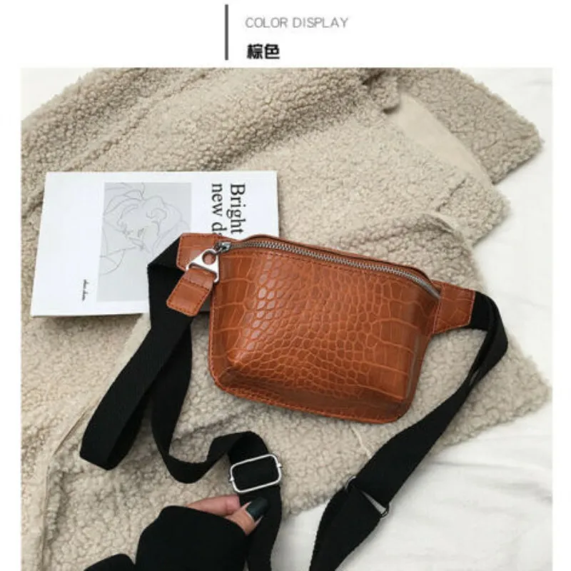 New Women Waist Bag Lovely Leather Ladies Crossbody Messenger Bag Fashion Style Shoulder Bags Handbags Fanny Bum Belt Bag