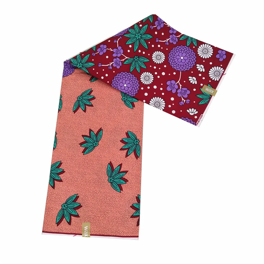 

latest fashion wax printed ankara style super wax Hollandais high quality real dutch wax wrapper for women dress A1198