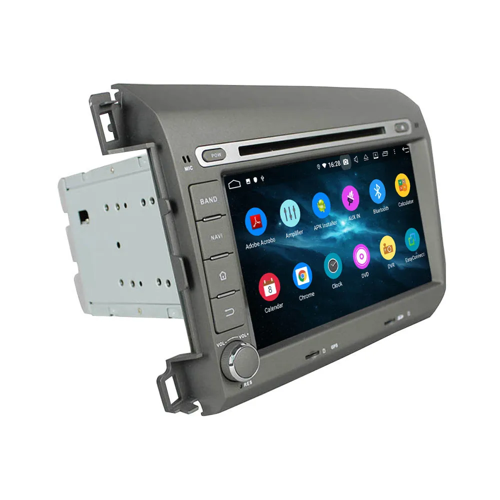 Excellent Android 9.0 CAR DVD Player for HONDA CIVIC 2012-2015 GPS navigation Car multimedia player 4+32G 4