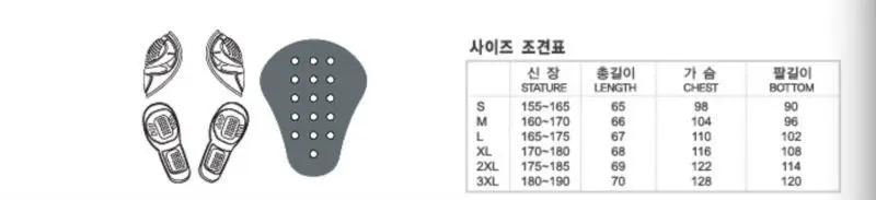 JK-006 Vintage Denim Mesh Jacket  size chart