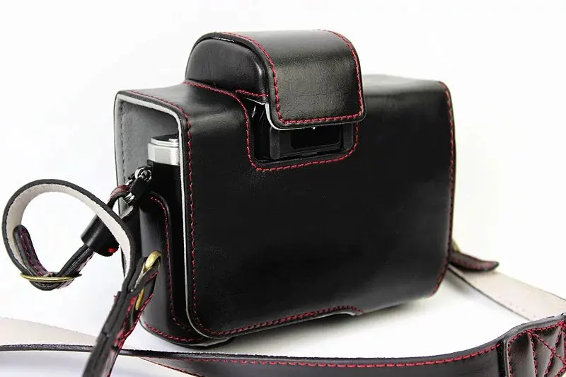 Роскошный кожаный чехол-сумка для Olympus OM-D OMD EM10 II EM10 Mark II(Объектив 14-42 мм) с аккумулятором