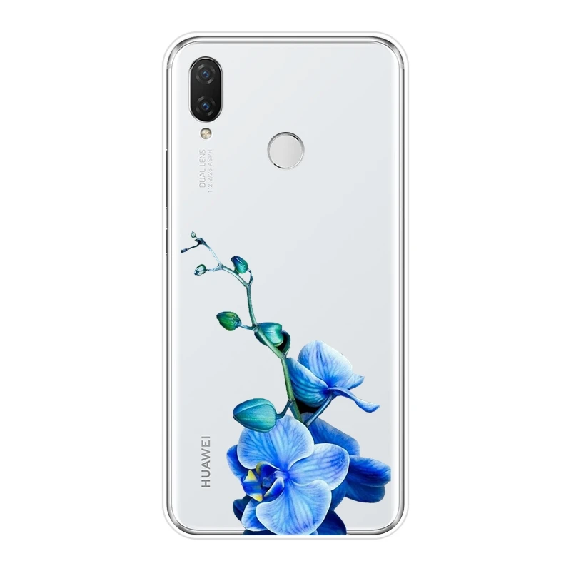 Чехол для телефона Huawei Nova Smart Lite 2017 цветочный камень силиконовый мягкий чехол 3 3I 3E
