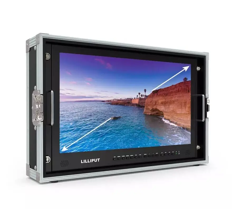 Лилипутов 23." 3840x2160 вещания Мониторы 3G SDI 4 К Ultra HD Мониторы SDI HDMI Талли директор Мониторы для Камера