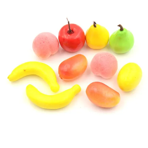 

10pcs/lot Plastic Fruit Vegetables Cutting Toy Early Development and Education Toy for Baby Kids Hot Sale