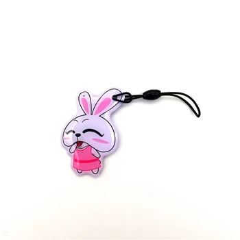 

1Pcs 125KHZ T5577 Keyfob Rewritable RFID Card Token Tag Keychain keys Ring Badge Blank Access Control For Copier Duplicator