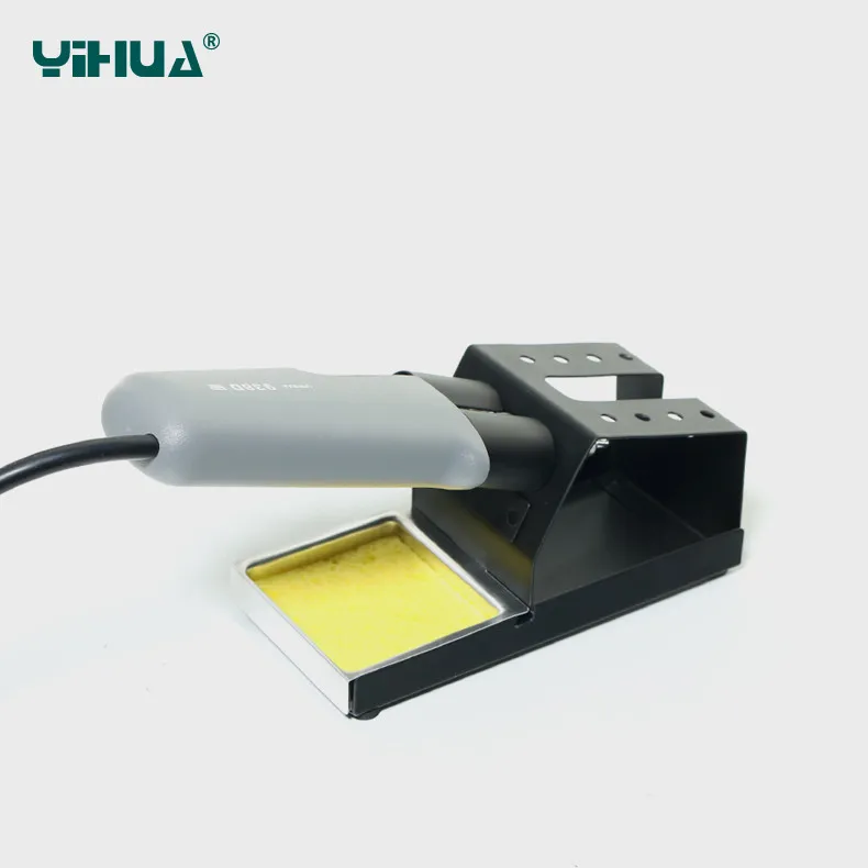 YIHUA 110/220 EU/US 938D Пинцет мини паяльник станция Портативный Горячий Пинцет для BGA SMD Ремонт Пинцет железная станция