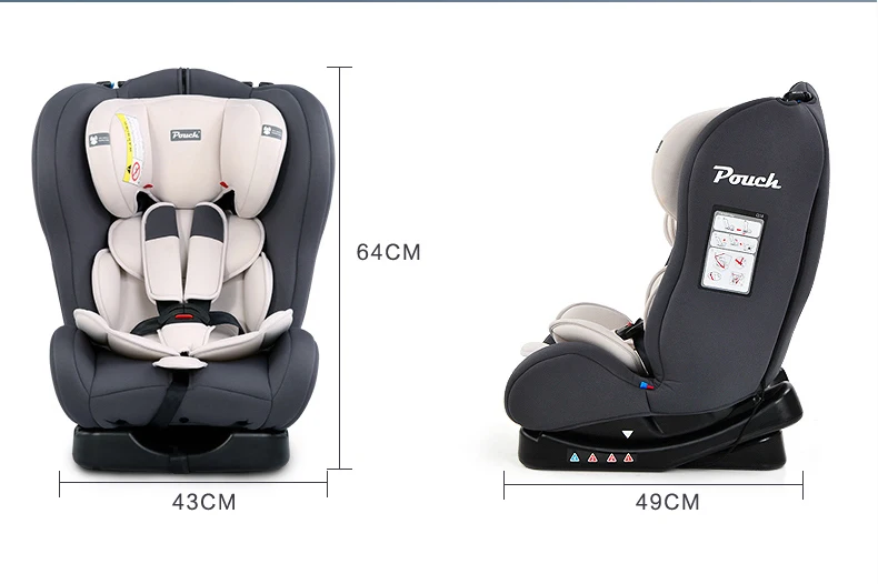 Q-18 (Red)  Pouch infant car seat luxury baby car seat head support booster baby car seat pouch isofix