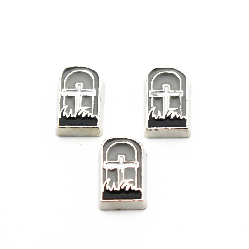 

New arrival 20pcs/lot tombstone floating charms living glass memory floating lockets for DIY Accessory