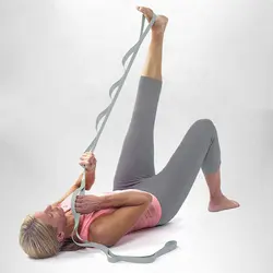 Йога, пилатес, стрейч ремень Crossfit тренировки Фитнес Для женщин Спортивная тренировка регулируемый ремень для йоги Диапазоны сопротивления