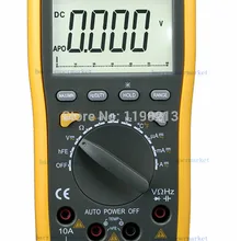 VICTOR VC86D Цифровой мультиметр Температурное частотное Сопротивление Емкость постоянного тока переменного тока измеритель напряжения тестер RS232 и USB разъем