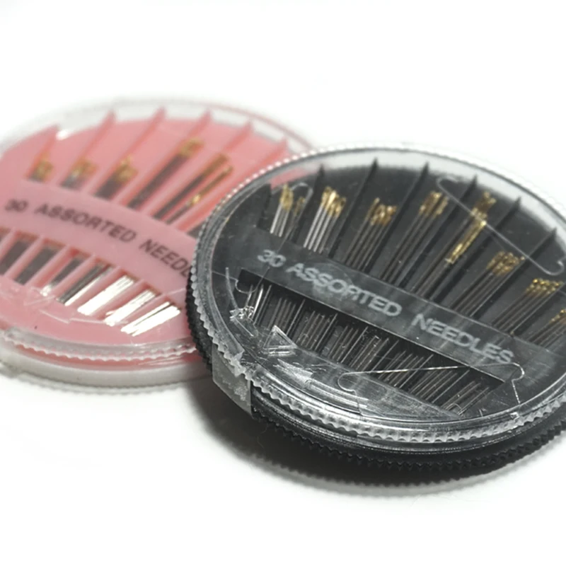 

5 Set of 30 Brand New Gold Eye Hand Needles in assorted sizes Gold eyes for easier threading Free shipping