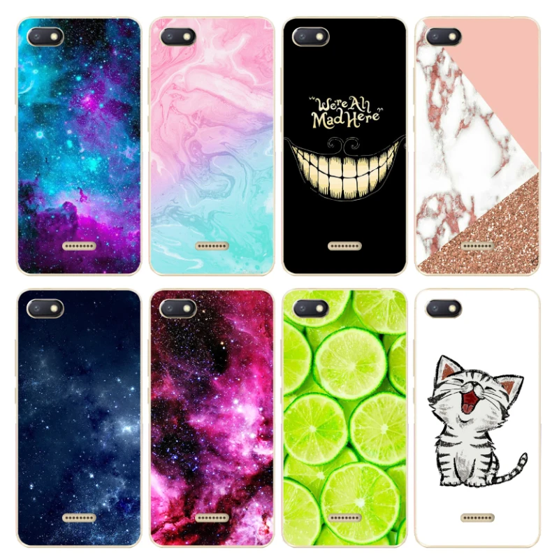 

for Xiaomi Redmi 6A Case Redmi 6 Cover Redmi 6A Couqe Soft Silicone Back Cover Protective TPU Case For Redmi6 6 A Phone Cases