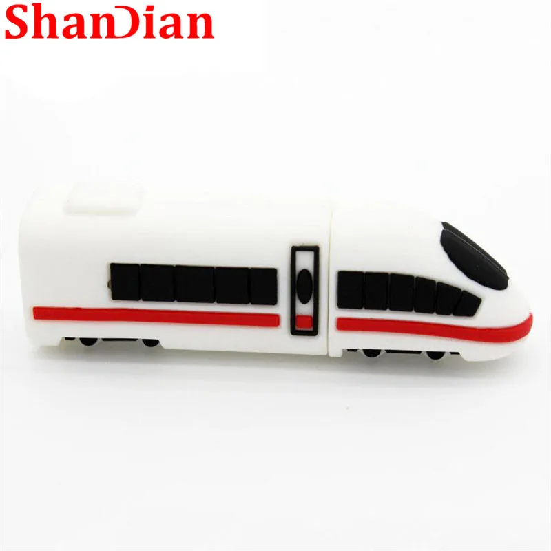 

SHANDIAN new High-speed rail Train USB Flash drive Motor car locomotive pen drive real capacity 4gb 32G 64G moto USB2.0 u disk