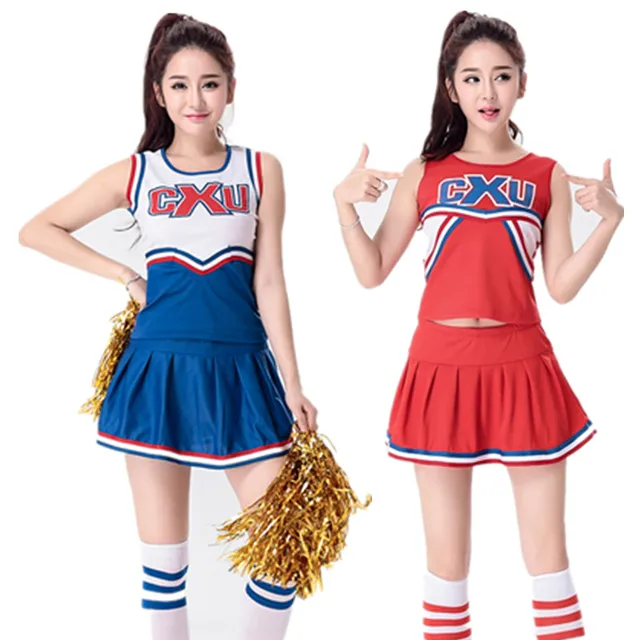 Buy S Xxl Sexy High School Cheerleading Glee Basketball Cheerleader Costume