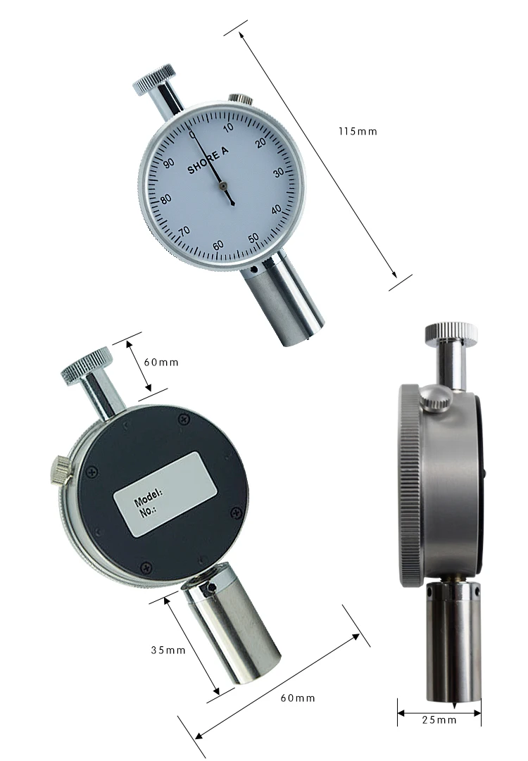 LX-A-1 dia твердомер портативный дюрометр hardnessmeter clerometer для пластика, кожи, резины, мульти-смолы, воска