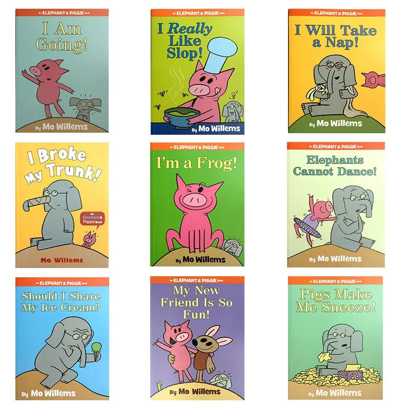 Educativos para as Crianças as Crianças Livros Definir Elefante & Piggie Livro Brinquedos Aprendem Inglês Imagem História Extracurriculares 25 - um 4 Toys & Sports